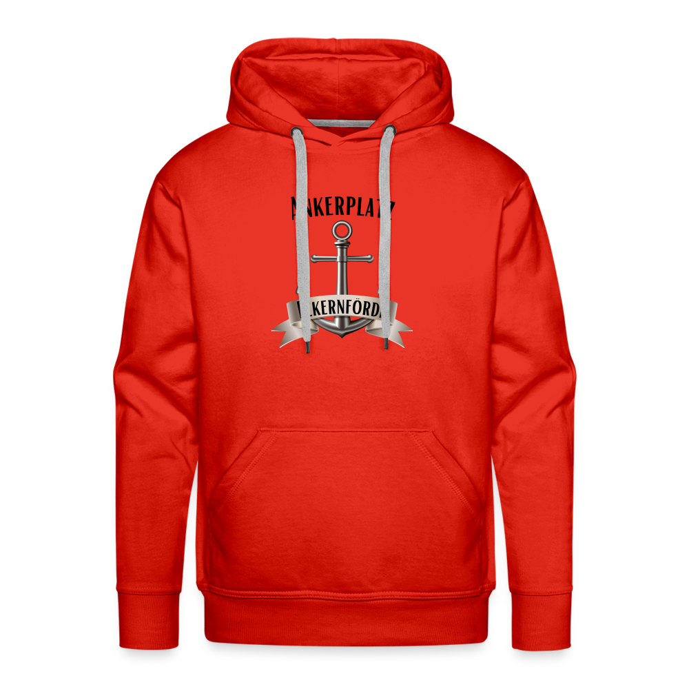 Men’s Premium Hoodie - Ankerplatz Eckernförde - Rot