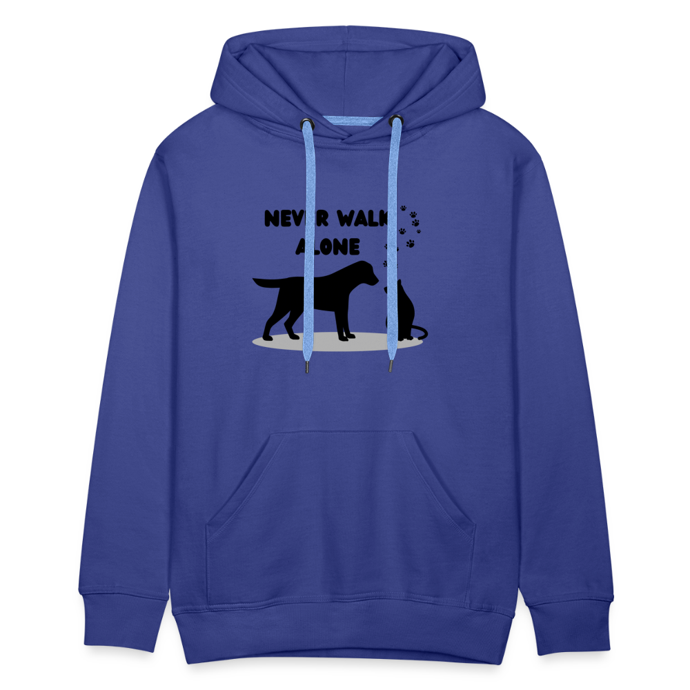 Men’s Premium Hoodie - Never walk alone - Königsblau