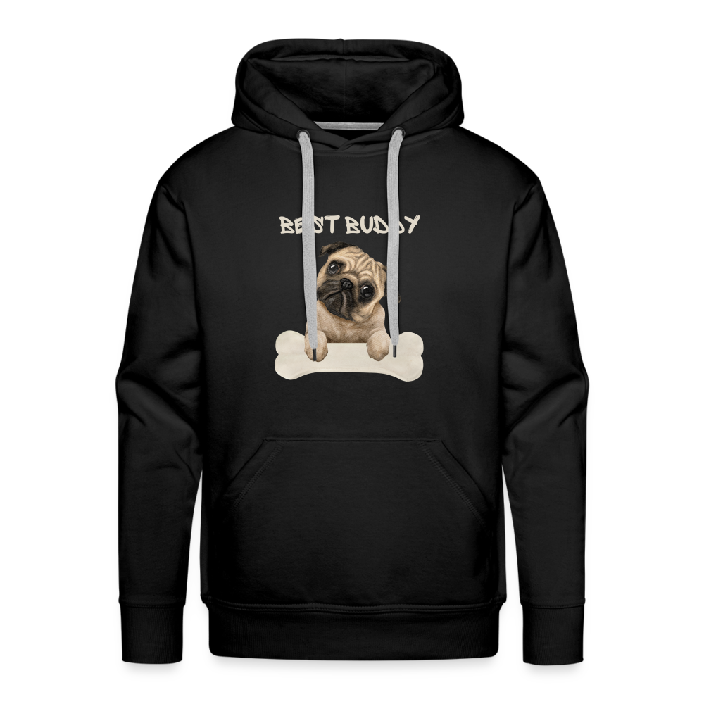 Men’s Premium Hoodie - Best Buddy - Schwarz