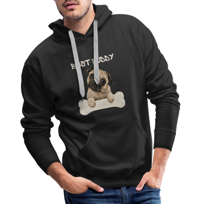 Men’s Premium Hoodie - Best Buddy - Schwarz