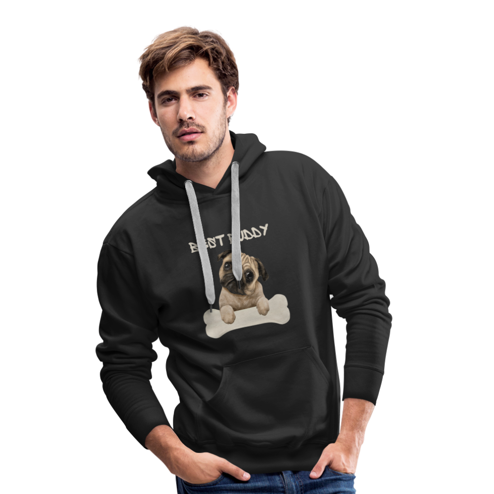 Men’s Premium Hoodie - Best Buddy - Schwarz