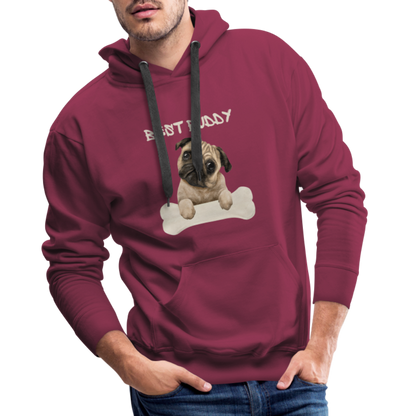 Men’s Premium Hoodie - Best Buddy - Bordeaux