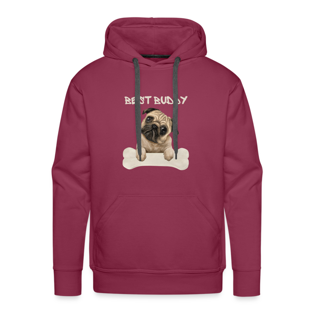 Men’s Premium Hoodie - Best Buddy - Bordeaux