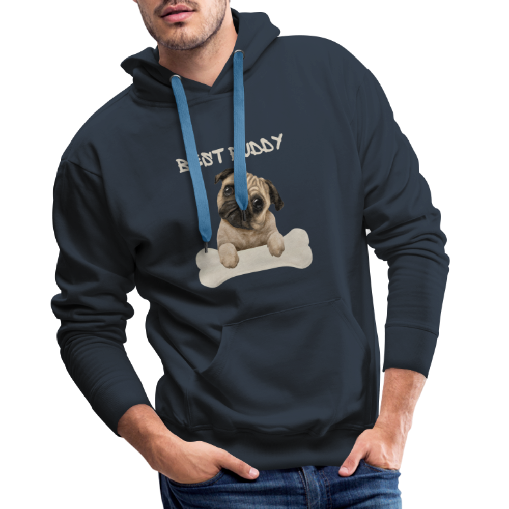 Men’s Premium Hoodie - Best Buddy - Navy