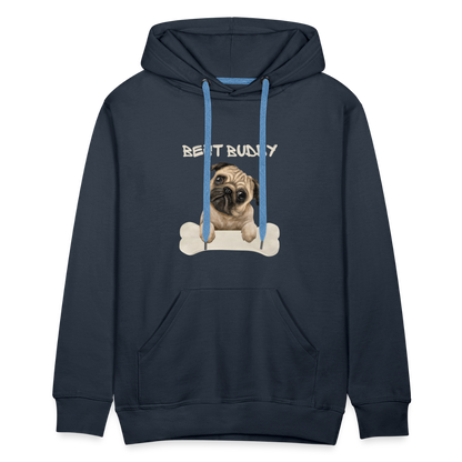 Men’s Premium Hoodie - Best Buddy - Navy