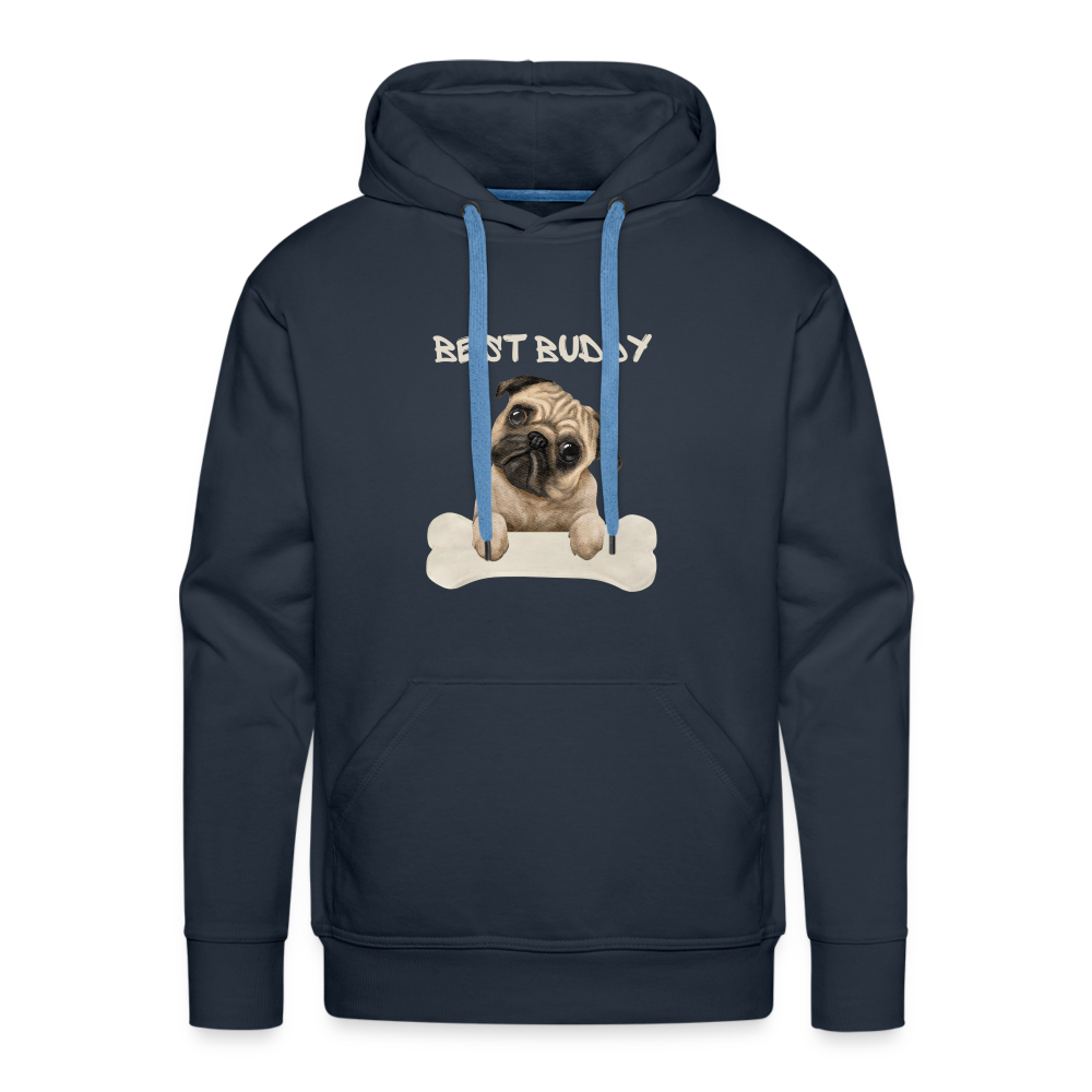 Men’s Premium Hoodie - Best Buddy - Navy