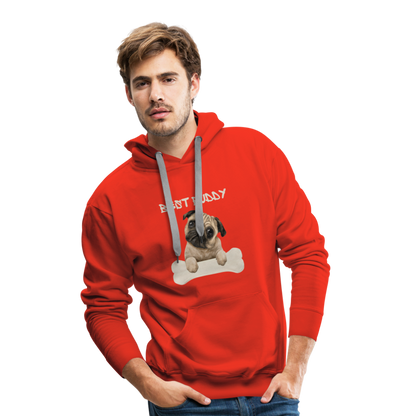 Men’s Premium Hoodie - Best Buddy - Rot