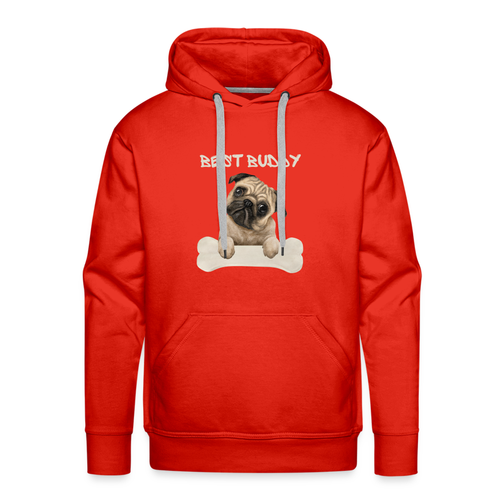 Men’s Premium Hoodie - Best Buddy - Rot