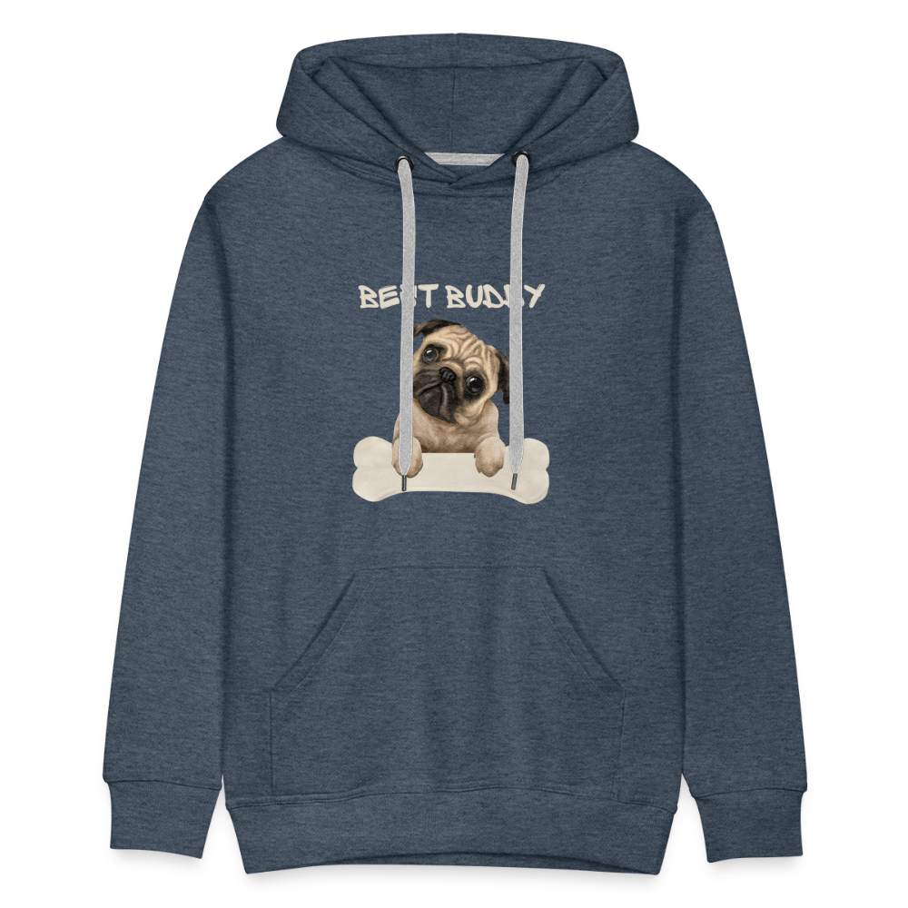 Men’s Premium Hoodie - Best Buddy - Jeansblau