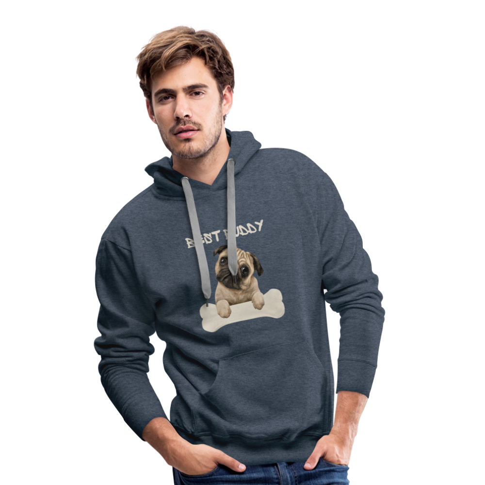 Men’s Premium Hoodie - Best Buddy - Jeansblau