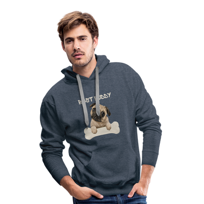 Men’s Premium Hoodie - Best Buddy - Jeansblau