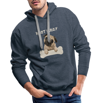 Men’s Premium Hoodie - Best Buddy - Jeansblau