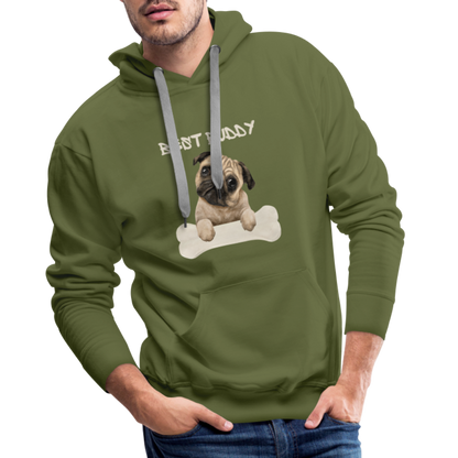 Men’s Premium Hoodie - Best Buddy - Olivgrün