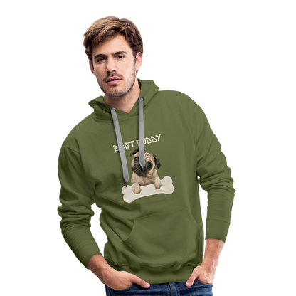 Men’s Premium Hoodie - Best Buddy - Olivgrün