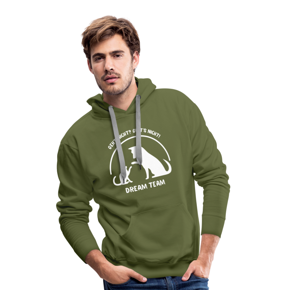 Men’s Premium Hoodie - Dream Team - Olivgrün