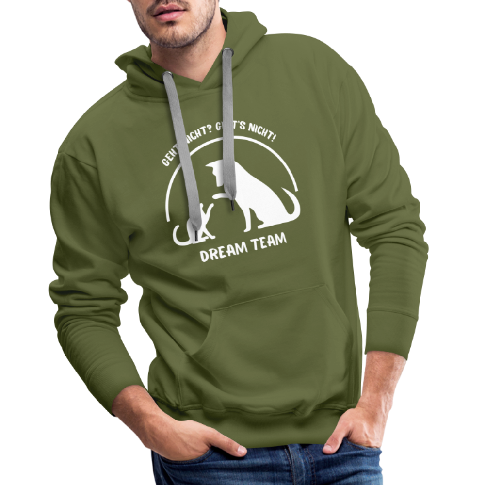 Men’s Premium Hoodie - Dream Team - Olivgrün