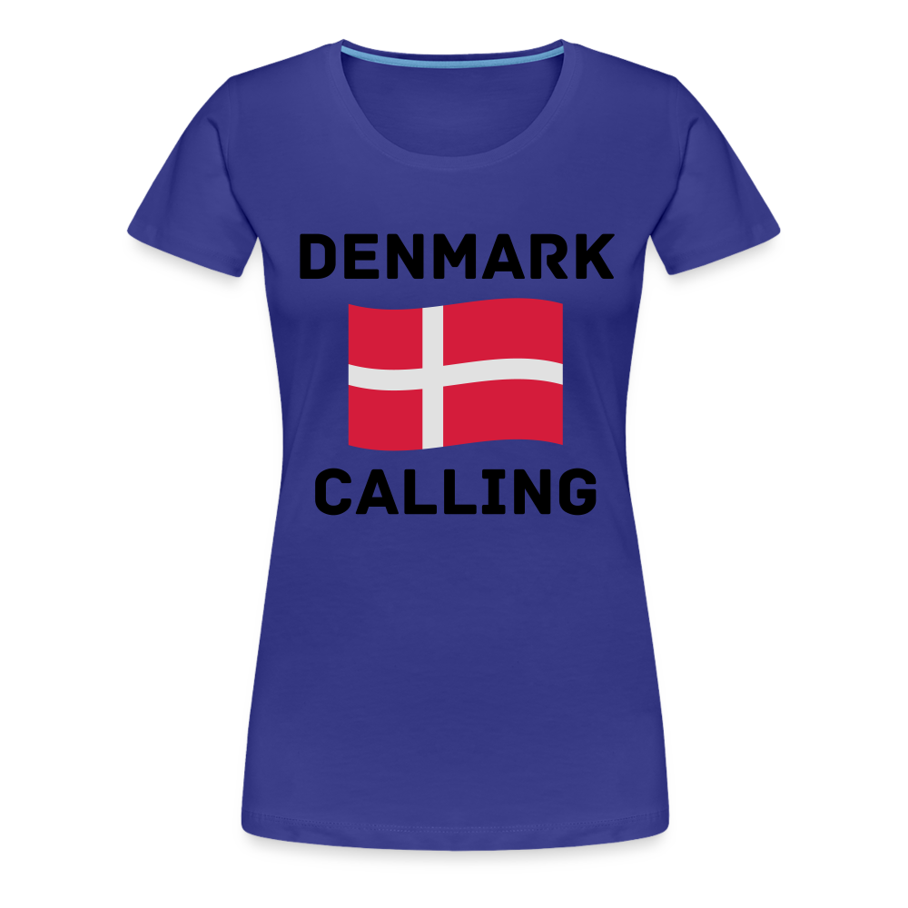 Frauen Premium T-Shirt - Denmark Calling - Königsblau