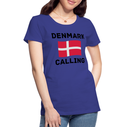 Frauen Premium T-Shirt - Denmark Calling - Königsblau