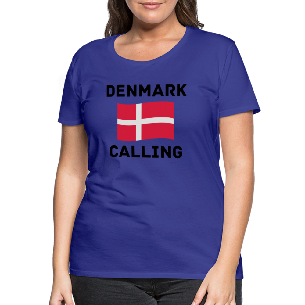 Frauen Premium T-Shirt - Denmark Calling - Königsblau