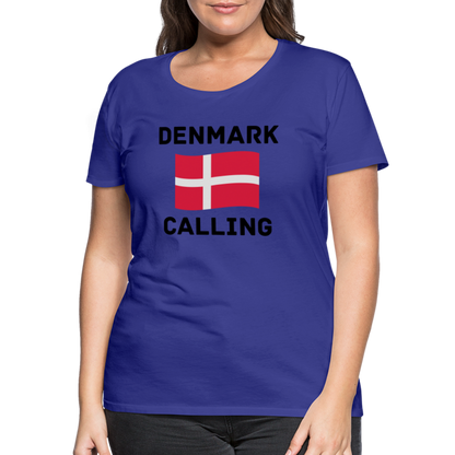 Frauen Premium T-Shirt - Denmark Calling - Königsblau