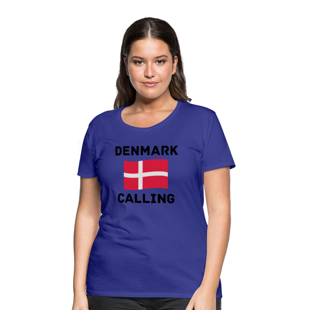 Frauen Premium T-Shirt - Denmark Calling - Königsblau