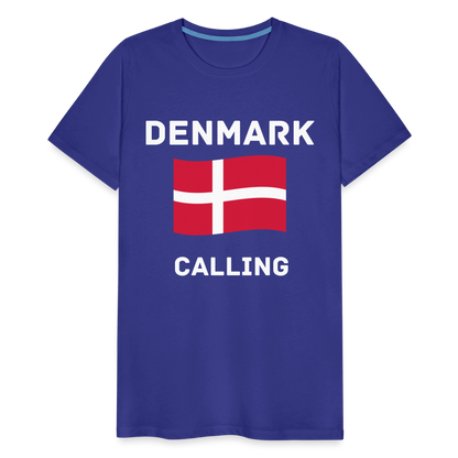 Männer Premium T-Shirt - Denmark calling - Königsblau