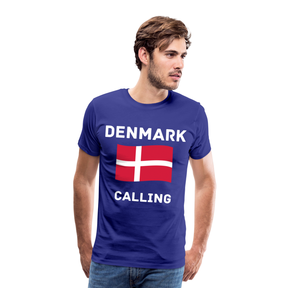 Männer Premium T-Shirt - Denmark calling - Königsblau