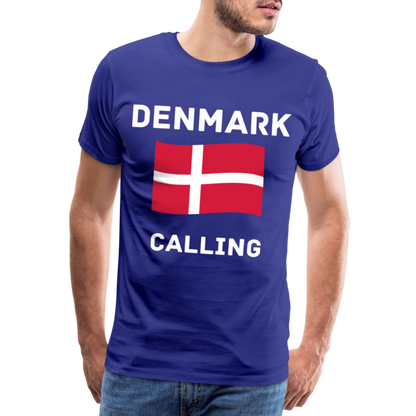 Männer Premium T-Shirt - Denmark calling - Königsblau