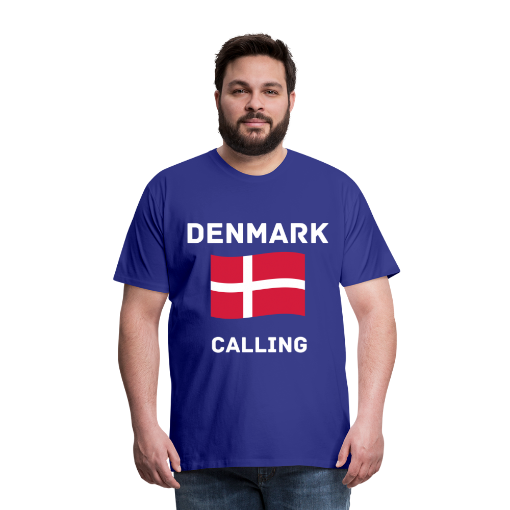 Männer Premium T-Shirt - Denmark calling - Königsblau