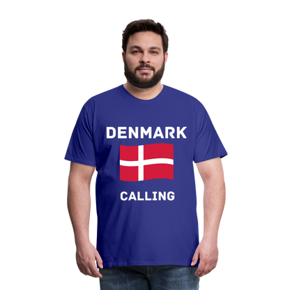 Männer Premium T-Shirt - Denmark calling - Königsblau