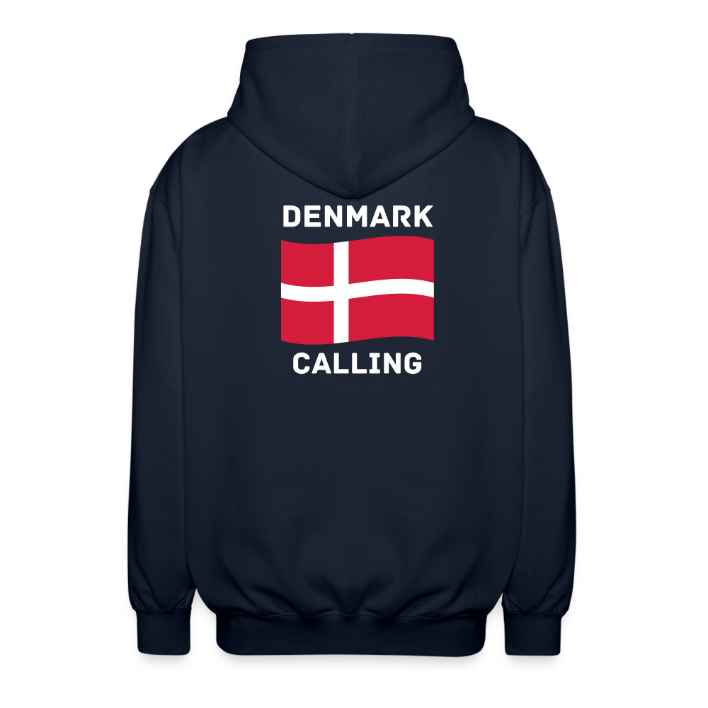 Unisex Kapuzenjacke - Denmark calling - Navy