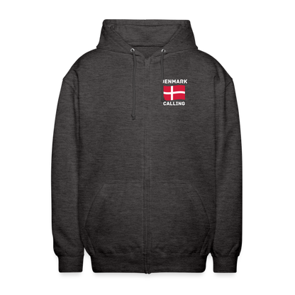 Unisex Kapuzenjacke - Denmark calling - Anthrazit