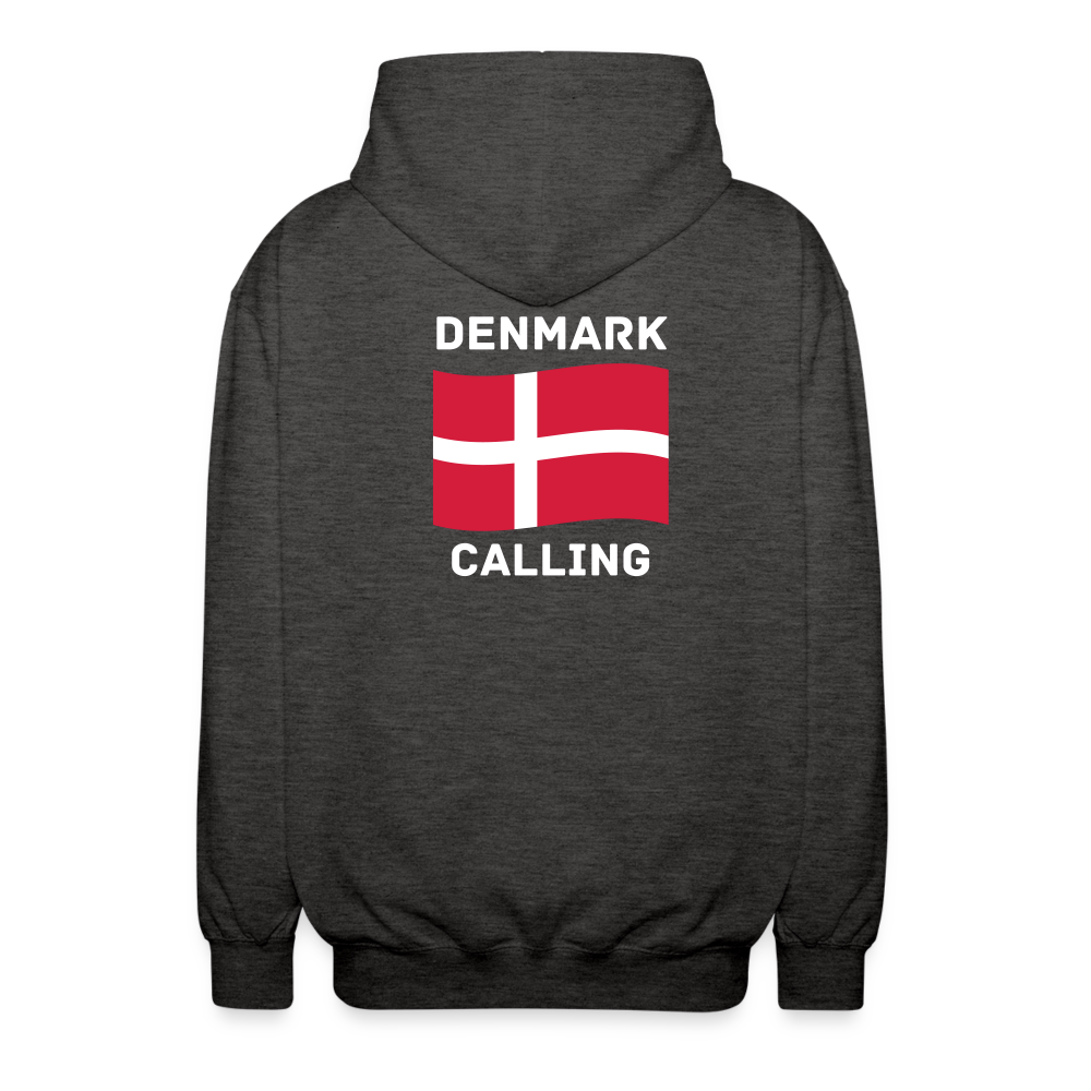 Unisex Kapuzenjacke - Denmark calling - Anthrazit