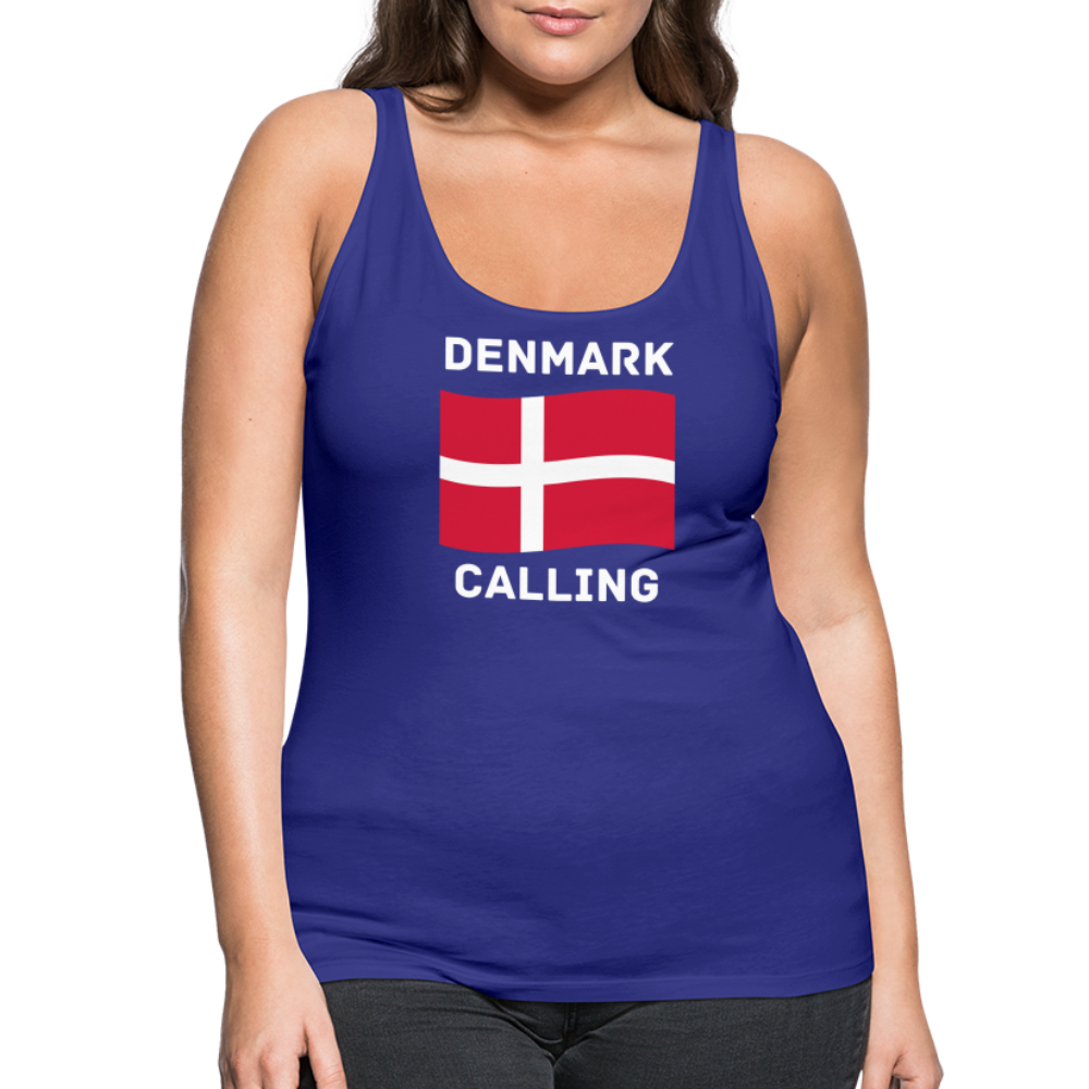 Frauen Premium Tank Top - Denmark calling - Königsblau