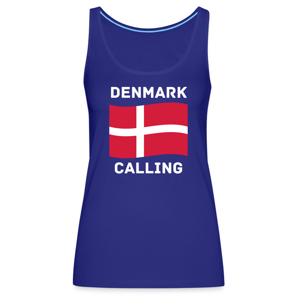 Frauen Premium Tank Top - Denmark calling - Königsblau