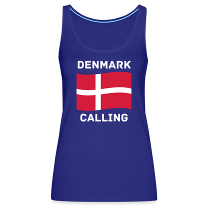 Frauen Premium Tank Top - Denmark calling - Königsblau