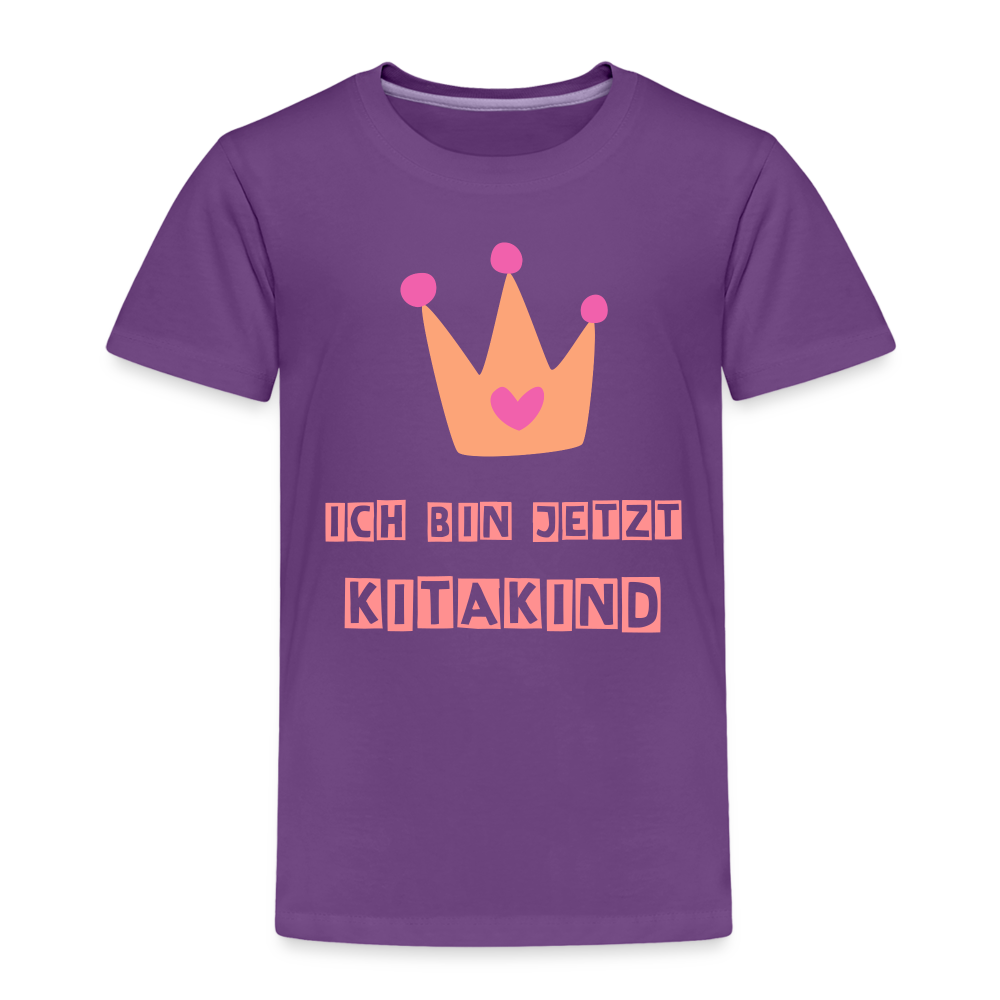 Kinder Premium T-Shirt - Kitakind Krone - Lila