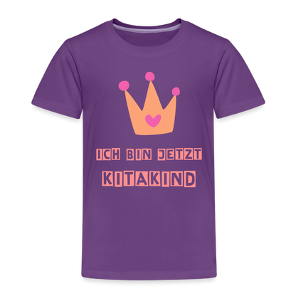 Kinder Premium T-Shirt - Kitakind Krone - Lila