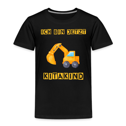 Kinder Premium T-Shirt - Kitakind Bagger - Schwarz