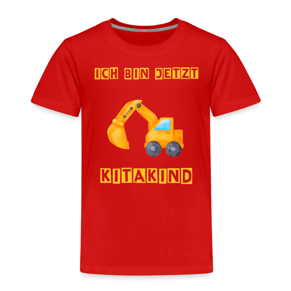 Kinder Premium T-Shirt - Kitakind Bagger - Rot