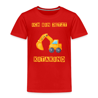 Kinder Premium T-Shirt - Kitakind Bagger - Rot