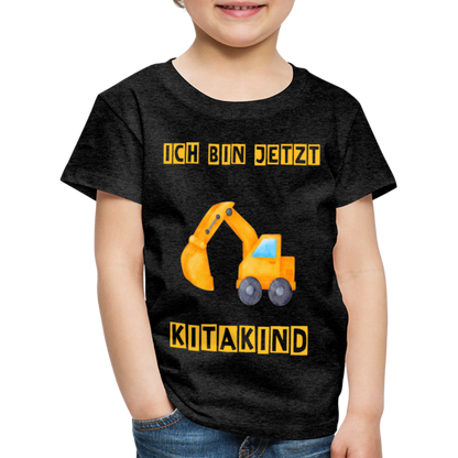 Kinder Premium T-Shirt - Kitakind Bagger - Anthrazit