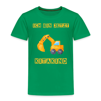 Kinder Premium T-Shirt - Kitakind Bagger - Kelly Green