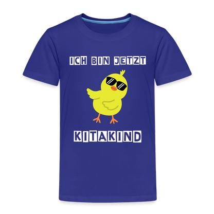 Kinder Premium T-Shirt - Kitakind Küken - Königsblau