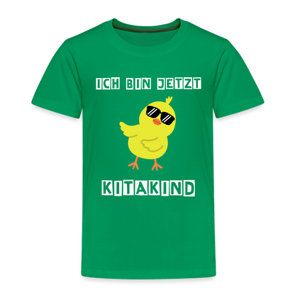 Kinder Premium T-Shirt - Kitakind Küken - Kelly Green