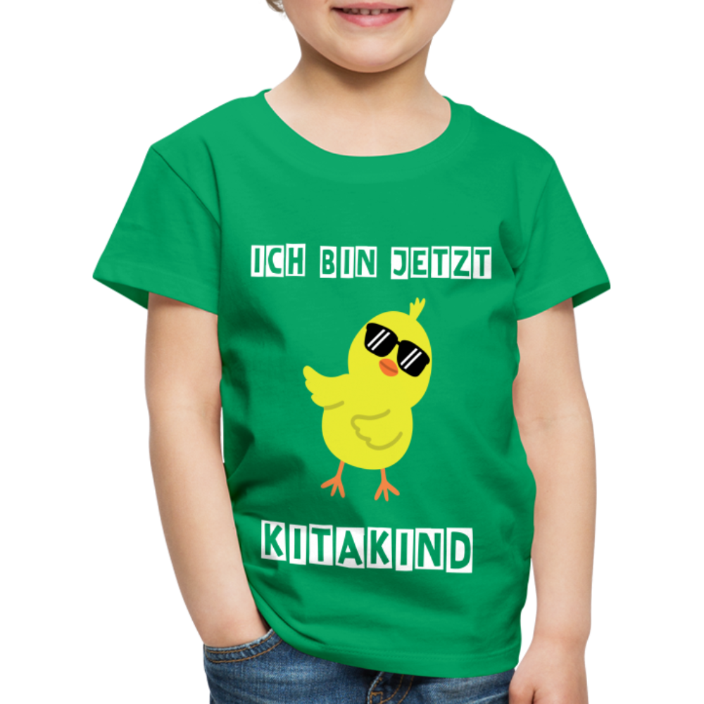 Kinder Premium T-Shirt - Kitakind Küken - Kelly Green