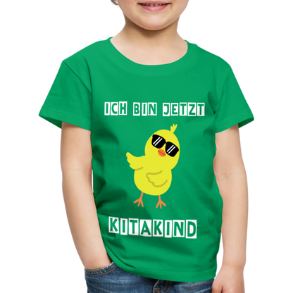 Kinder Premium T-Shirt - Kitakind Küken - Kelly Green