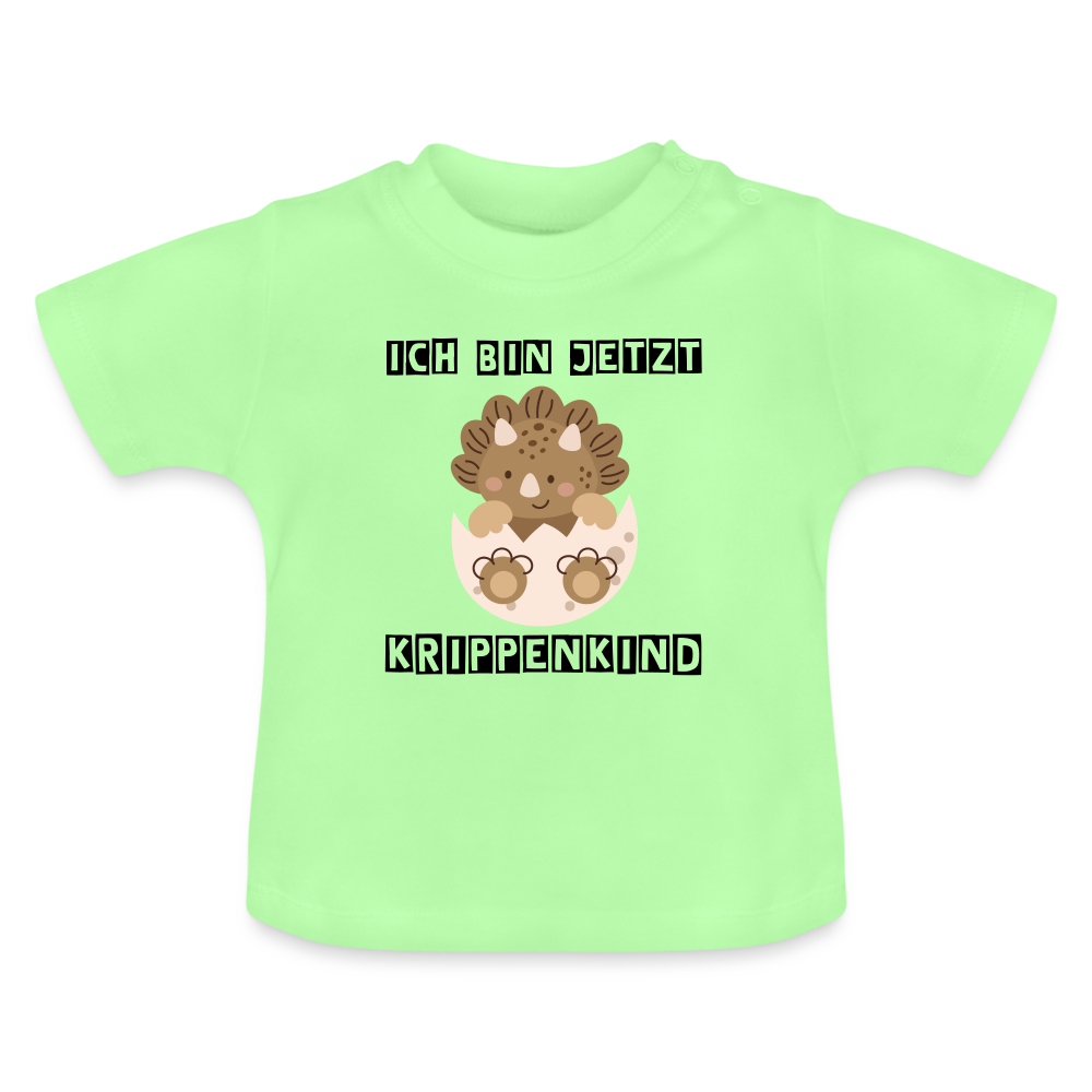 Baby T-Shirt - Krippenkind Babydino - Mintgrün