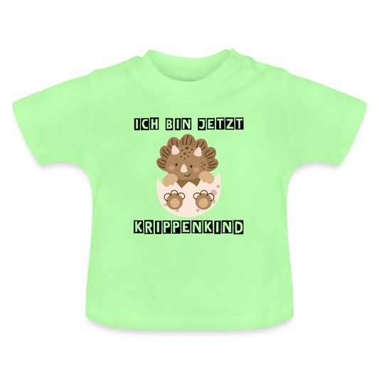 Baby T-Shirt - Krippenkind Babydino - Mintgrün