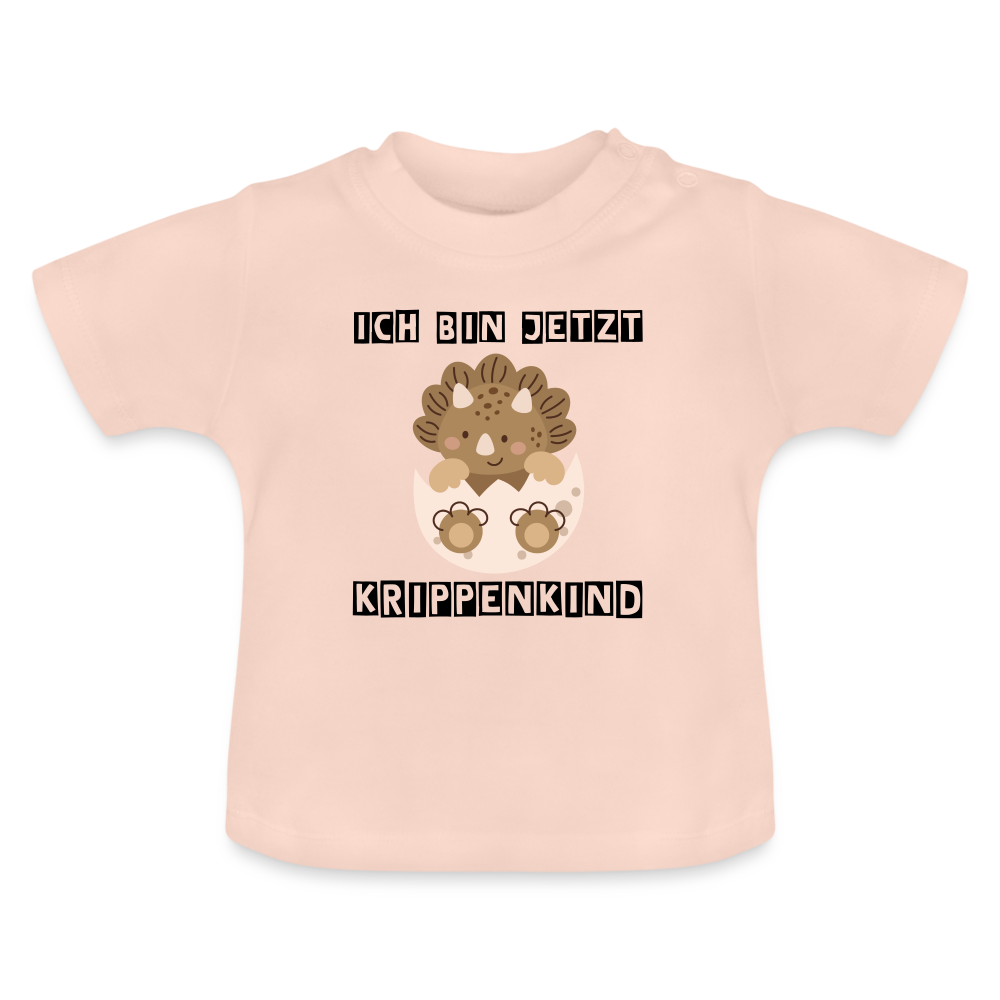 Baby T-Shirt - Krippenkind Babydino - Kristallrosa